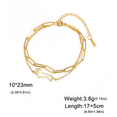 Cute Dachshund Dog Pendant Bracelet Stainless Steel Women's Hollow Summer Beach Pet Lover - PeticaDeals