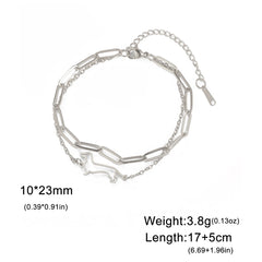 Cute Dachshund Dog Pendant Bracelet Stainless Steel Women's Hollow Summer Beach Pet Lover - PeticaDeals