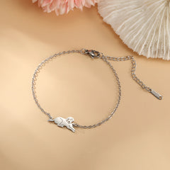 Cute Pet Labrador Dog Charm Bracelet Stainless Steel Wax Rope Bracelets for Women Girl Jewelry - PeticaDeals