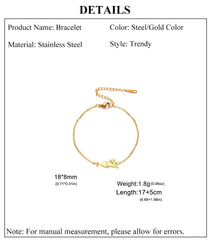 Cute Pet Labrador Dog Charm Bracelet Stainless Steel Wax Rope Bracelets for Women Girl Jewelry - PeticaDeals