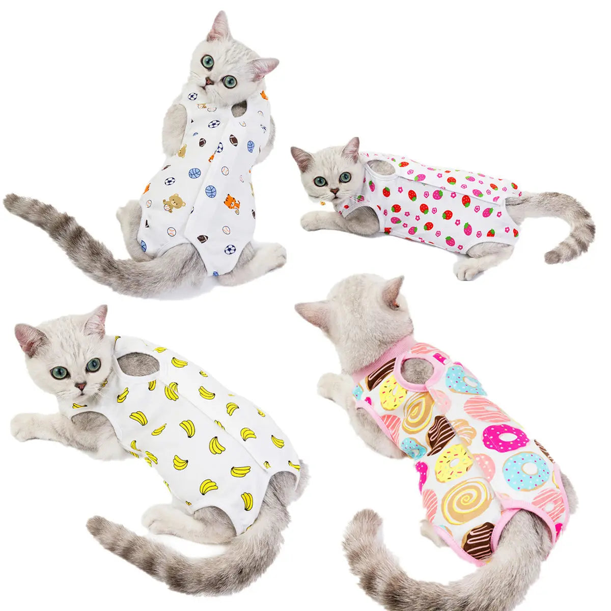 Cute Print Pet Care Clothes Cat Small Dog - PeticaDeals
