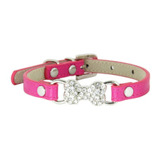 Cute Rhinestone Bone Dog Collar Pet - PeticaDeals