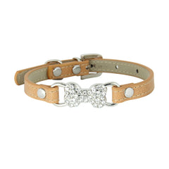 Cute Rhinestone Bone Dog Collar Pet - PeticaDeals