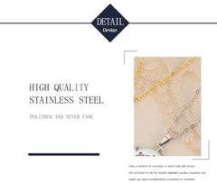 Cute Sassy Cat Necklace for Women Stainless Steel Chain - PeticaDeals