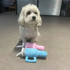 Cute Squeaky Dog Toys Cup Pet Plush - PeticaDeals