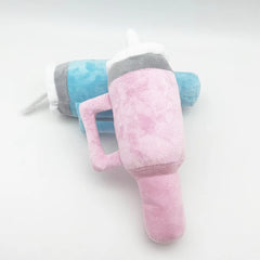 Cute Squeaky Dog Toys Cup Pet Plush - PeticaDeals
