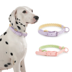 Cute style PVC Webbing Collar Leashes Dog Walking Series - PeticaDeals