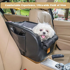 Dog Car Pet Travel Booster for Car Armrest with Safety Hook - PeticaDeals