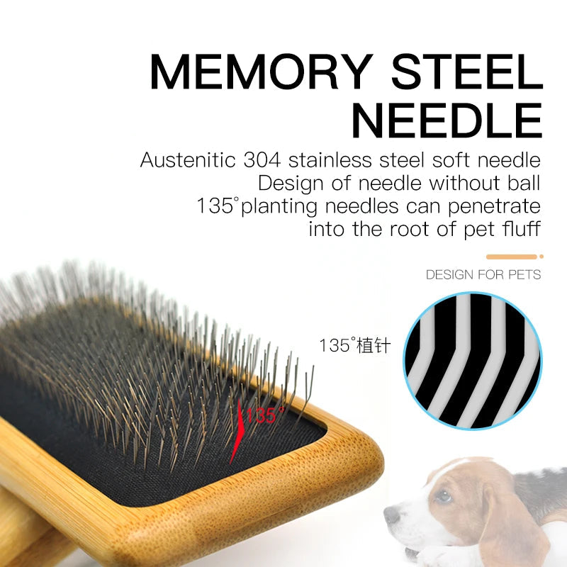 Dog Cat Comb Brush Needle Open knot brush Pet Hair Brush for Dog Hair Remover - PeticaDeals