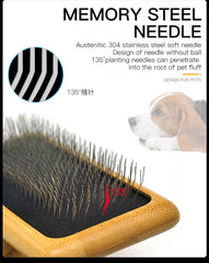 Dog Cat Comb Brush Needle Open knot brush Pet Hair Brush for Dog Hair Remover - PeticaDeals