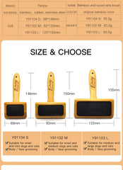 Dog Cat Comb Brush Needle Open knot brush Pet Hair Brush for Dog Hair Remover - PeticaDeals