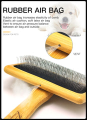 Dog Cat Comb Brush Needle Open knot brush Pet Hair Brush for Dog Hair Remover - PeticaDeals
