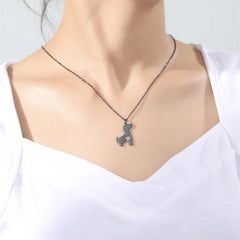 Dog Cat Pet Animal Cute Necklace Gold Color Stainless Steel Chain Necklaces for Women - PeticaDeals