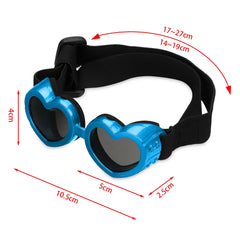 Dog Cat Sunglasses Waterproof with Adjustable Strap Goggles - PeticaDeals