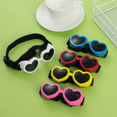 Dog Cat Sunglasses Waterproof with Adjustable Strap Goggles - PeticaDeals