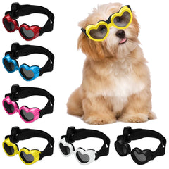 Dog Cat Sunglasses Waterproof with Adjustable Strap Goggles - PeticaDeals