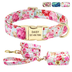 Dog Collar Leash Set Pouch Snack Bag For Small Medium Large Dogs - PeticaDeals
