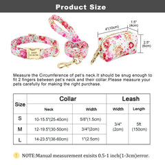 Dog Collar Leash Set Pouch Snack Bag For Small Medium Large Dogs - PeticaDeals