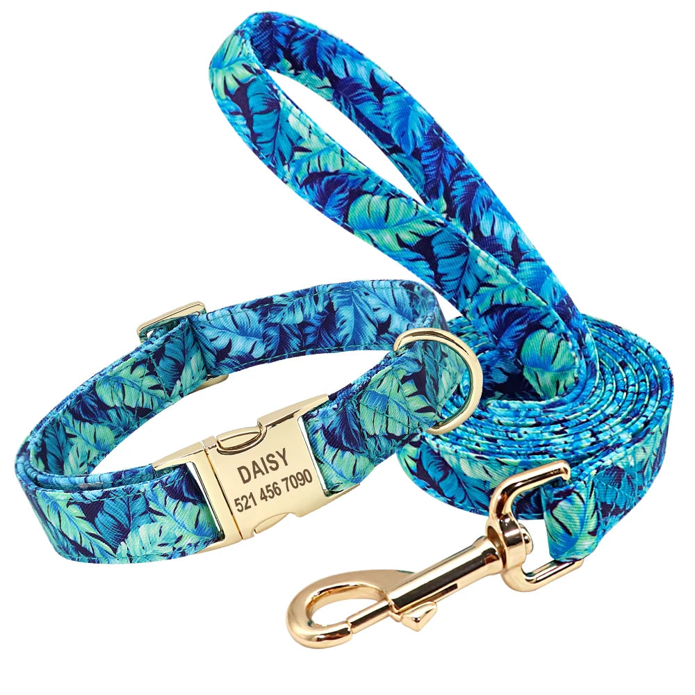 Dog Collar Leash Set Pouch Snack Bag For Small Medium Large Dogs - PeticaDeals