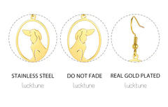 Dog Earrings Stainless Steel Lovely Dachshund Pet Animal Earrings for Women Fashion Jewelry - PeticaDeals