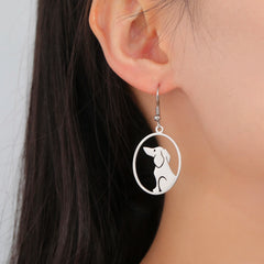 Dog Earrings Stainless Steel Lovely Dachshund Pet Animal Earrings for Women Fashion Jewelry - PeticaDeals