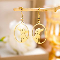 Dog Earrings Stainless Steel Lovely Dachshund Pet Animal Earrings for Women Fashion Jewelry - PeticaDeals