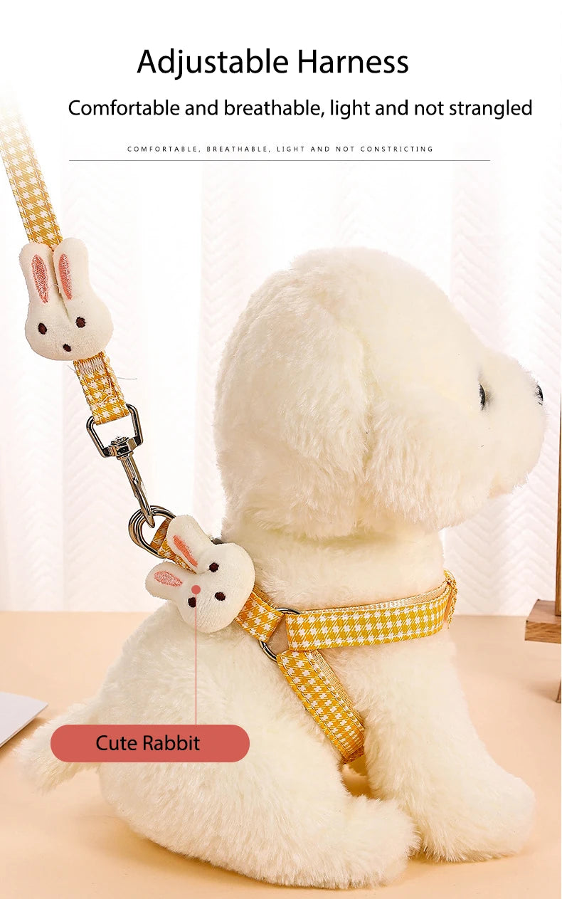 Dog Harness For Small Dogs & Cats Adjustable - PeticaDeals