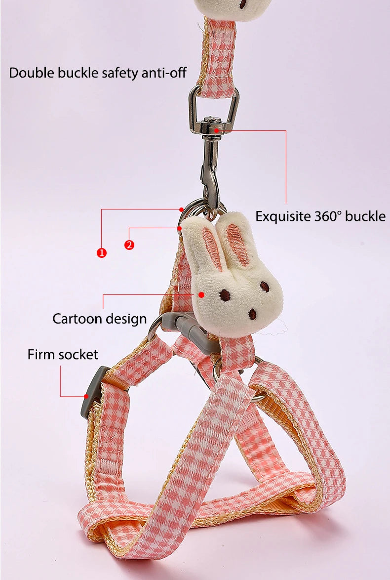 Dog Harness For Small Dogs & Cats Adjustable - PeticaDeals