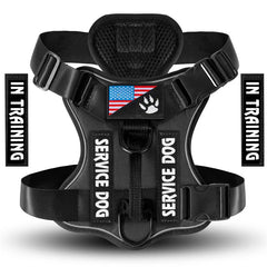 Dog Harness No-pull Reflective Tactical Harness Vest for Small and Large Pet Dogs - PeticaDeals