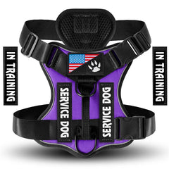 Dog Harness No-pull Reflective Tactical Harness Vest for Small and Large Pet Dogs - PeticaDeals