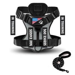 Dog Harness No-pull Reflective Tactical Harness Vest for Small and Large Pet Dogs - PeticaDeals