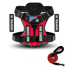 Dog Harness No-pull Reflective Tactical Harness Vest for Small and Large Pet Dogs - PeticaDeals