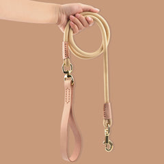 Dog Leash Durable Pet Walking Leash Rope Double Coupler 1 Way 2 Ways - PeticaDeals