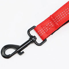 Dog Leash Short Comfortable Handle Leashes 30cm Reflective Belt for Dog Walking Nylon - PeticaDeals