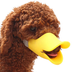 Dog Muzzle Silicone Duck Muzzle Mask for Pet Dogs - PeticaDeals