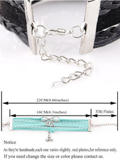 Dog Paw Bracelet Stacks Animal Dog Paw Charm Women Bracelets & Bangles For Women Men - PeticaDeals