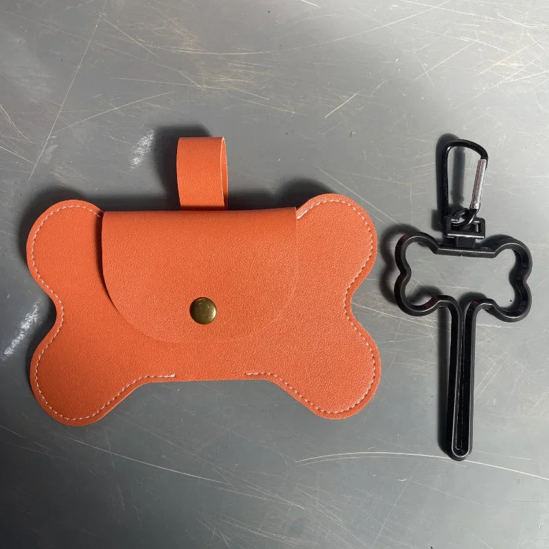 Dog Poop Pickup Bag Dispenser with Leash Clip -  PeticaDeals