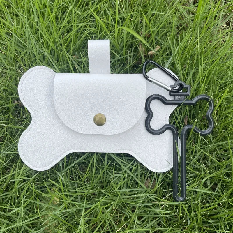 Dog Poop Pickup Bag Dispenser with Leash Clip -  PeticaDeals