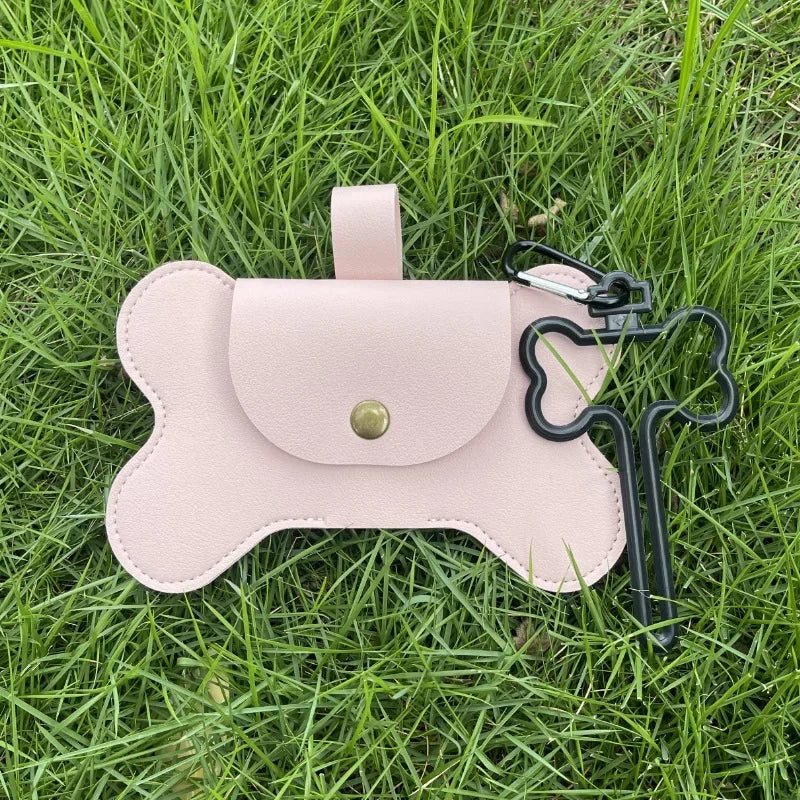 Dog Poop Pickup Bag Dispenser with Leash Clip -  PeticaDeals