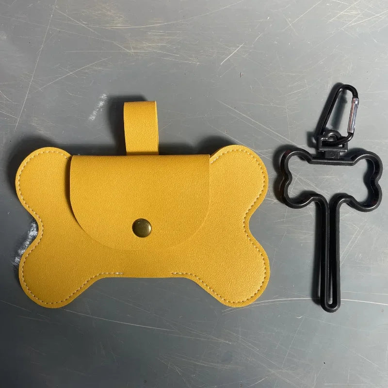 Dog Poop Pickup Bag Dispenser with Leash Clip -  PeticaDeals