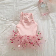 Dog Princess Dress Cute Dog Clothes Summer Cat Skirt - PeticaDeals