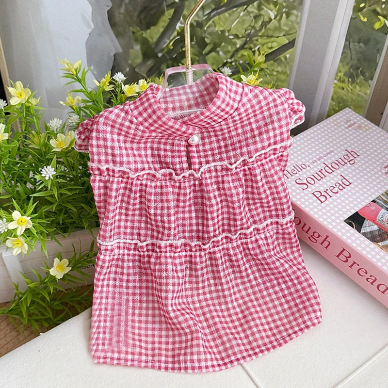 Dog Princess Dress Cute Dog Clothes Summer Cat Skirt - PeticaDeals