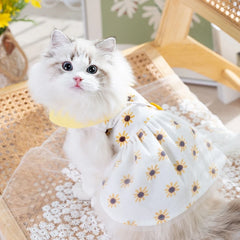 Dog Princess Dress Cute Dog Clothes Summer Cat Skirt - PeticaDeals