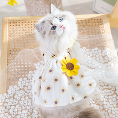 Dog Princess Dress Cute Dog Clothes Summer Cat Skirt - PeticaDeals
