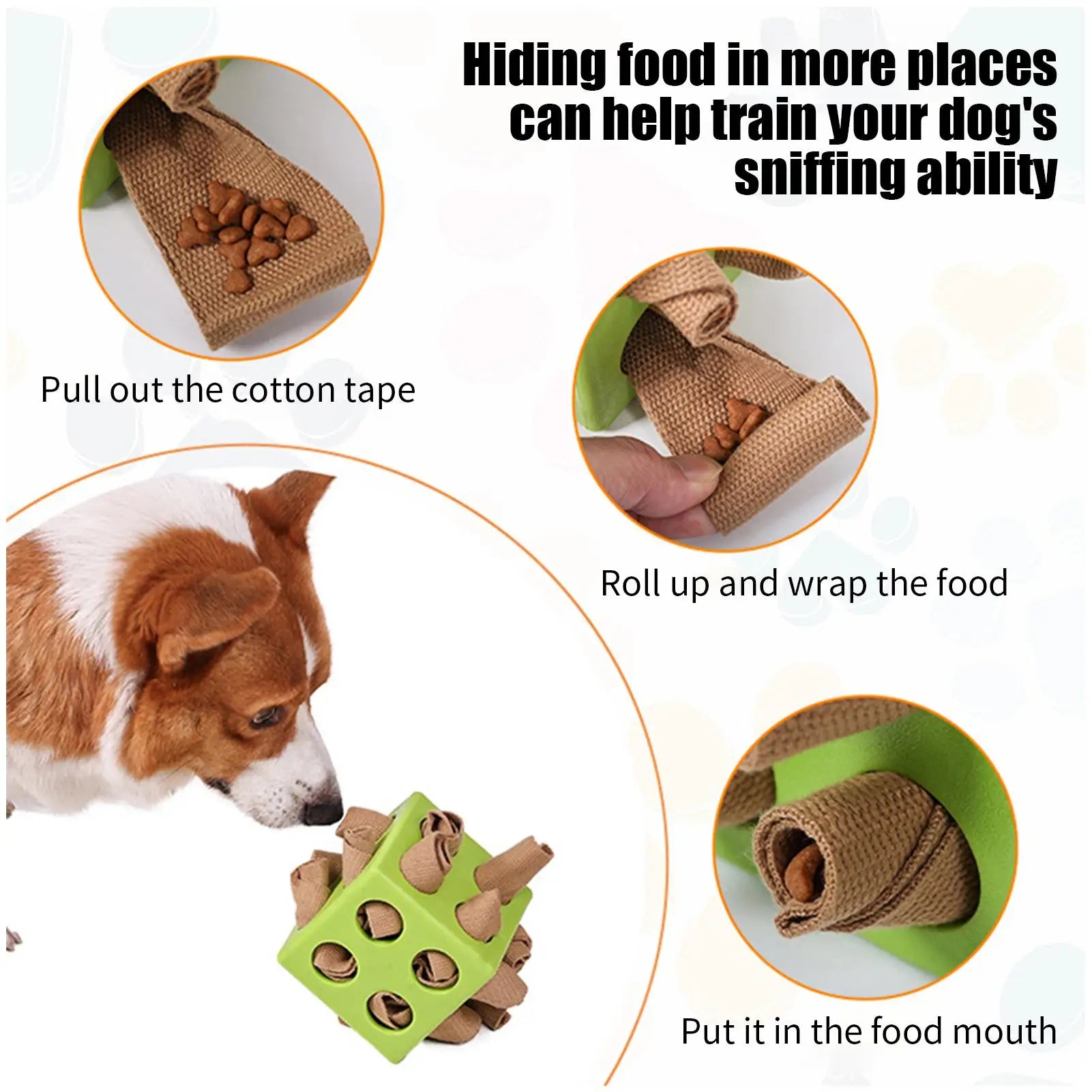 Dog Puzzle Feeder Ball Interactive Dog Toys To Keep Them Busy Chew Toys For Large and Small - PeticaDeals