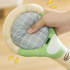 Dog Tennis Sports Sandpaper Racquet Toy Teddy - PeticaDeals