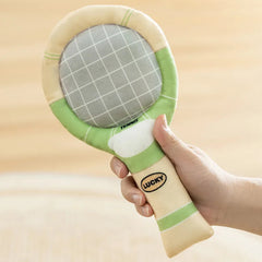 Dog Tennis Sports Sandpaper Racquet Toy Teddy - PeticaDeals