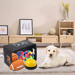 Dog Toy Storage Basket - PeticaDeals