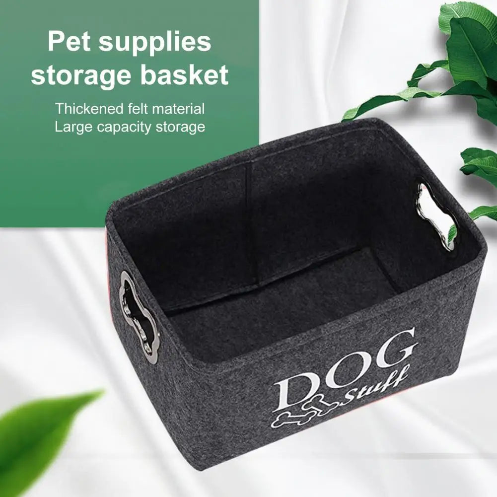 Dog Toy Storage Basket - PeticaDeals