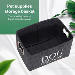 Dog Toy Storage Basket - PeticaDeals